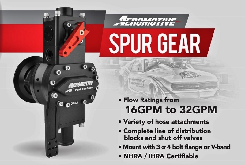 Aeromotive Spur Gear Race Pumps-  16 to 32 gpm